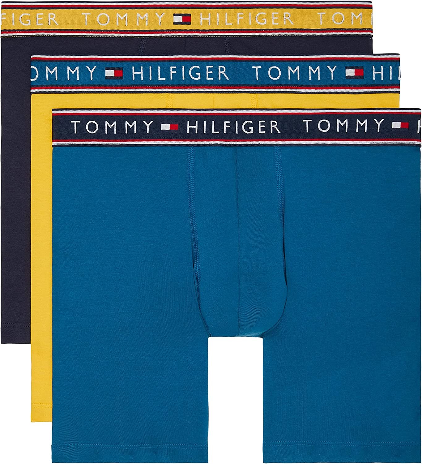 Tommy Hilfiger Mens 3 Pack Cotton Stretch Boxer Briefs